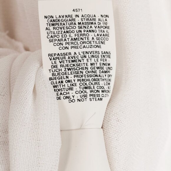 Jean Paul Gaultier White Mesh Soutache Embroidery Batwing-Sleeve Top - Picture 10 of 10